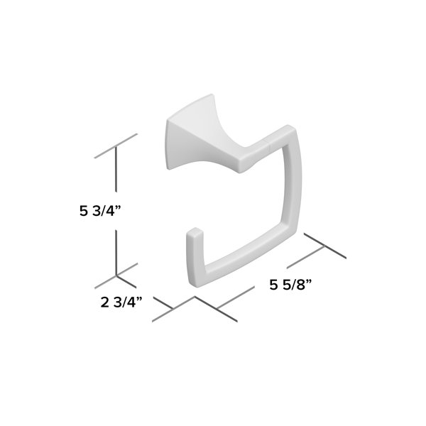 YB5186CH,BN,ORB Moen Voss Wall Mounted Towel Ring & Reviews Wayfair